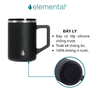 Cốc giữ nhiệt Elemental Summit 470ml - Đen - Ảnh 3