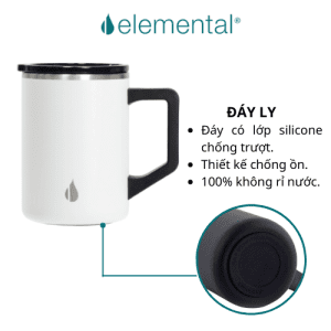 Cốc giữ nhiệt Elemental Summit 470ml - Trắng - Ảnh 3