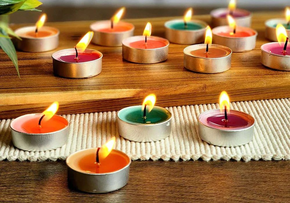 Nến tealight có kích thước nhỏ gọn và tiện dụng
